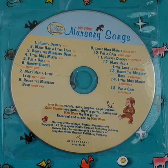 Curious Baby Curious George My First Nursery Songs - Picture 3 of 5